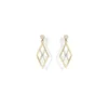 Boucles D'Oreilles en or jaune avec diamants Boucles D'Oreilles en or jaune avec diamants Juliette Paris