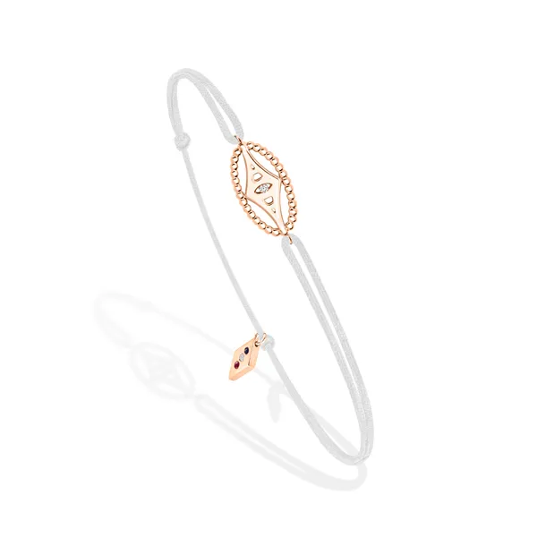 Bracelet en or rose avec diamants Juliette Paris