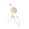 Bracelet en or rose avec diamants Juliette Paris