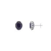 Boucles d'oreilles en or blanc avec des pierres fines Boucles d'oreilles en or blanc avec des pierres fines Juliette Paris