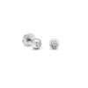 Boucles D'Oreilles en or blanc avec diamants Boucles D'Oreilles en or blanc avec diamants Juliette Paris