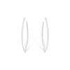 Boucles D'Oreilles en or blanc avec diamants Boucles D'Oreilles en or blanc avec diamants Juliette Paris
