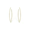 Boucles D'Oreilles en or jaune avec diamants Juliette Paris