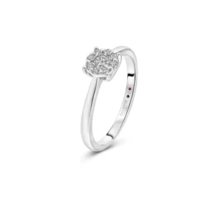 Ring in white gold with diamonds Bague en or blanc avec diamants Juliette Paris