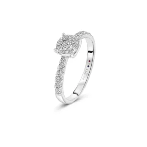 Bague en or blanc avec diamants Bague en or blanc avec diamants Juliette Paris