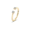 Ring in yellow gold with diamonds Bague en or jaune avec diamants Juliette Paris