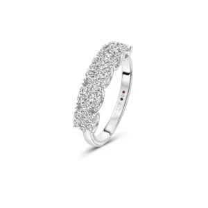 Bague en or blanc avec diamants Bague en or blanc avec diamants Juliette Paris