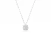 Collier en or blanc avec diamants Juliette Paris