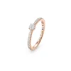 Bague en or rose avec diamants Juliette Paris