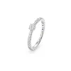 Bague en or blanc avec diamants Juliette Paris