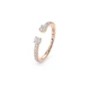 Bague en or rose avec diamants Juliette Paris