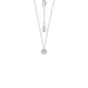 Collier en or blanc avec diamants Juliette Paris