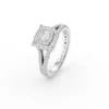 Bague en or blanc avec diamants Juliette Paris