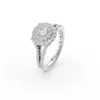 Ring in white gold with diamonds Bague en or blanc avec diamants Juliette Paris