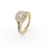Ring in yellow gold with diamonds Bague en or jaune avec diamants Juliette Paris