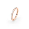 Bague en or rose avec diamants Juliette Paris