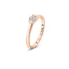 Bague en or rose avec diamants Juliette Paris