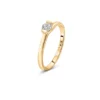 Bague en or jaune avec diamants Juliette Paris