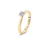 Bague en or jaune avec diamants Juliette Paris