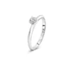 Bague en or blanc avec diamants Juliette Paris