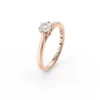 Bague en or rose avec diamants Juliette Paris