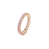 Bague en or rose avec diamants Juliette Paris