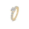 Bague en or jaune avec diamants Juliette Paris