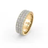 Bague en or jaune avec diamants Juliette Paris