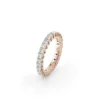 Bague en or rose avec diamants Juliette Paris