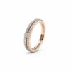 Bague en or rose avec diamant Juliette Paris